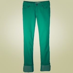 Prana green skinnies